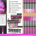 Tooli-art acrylstiften - set 22 roze