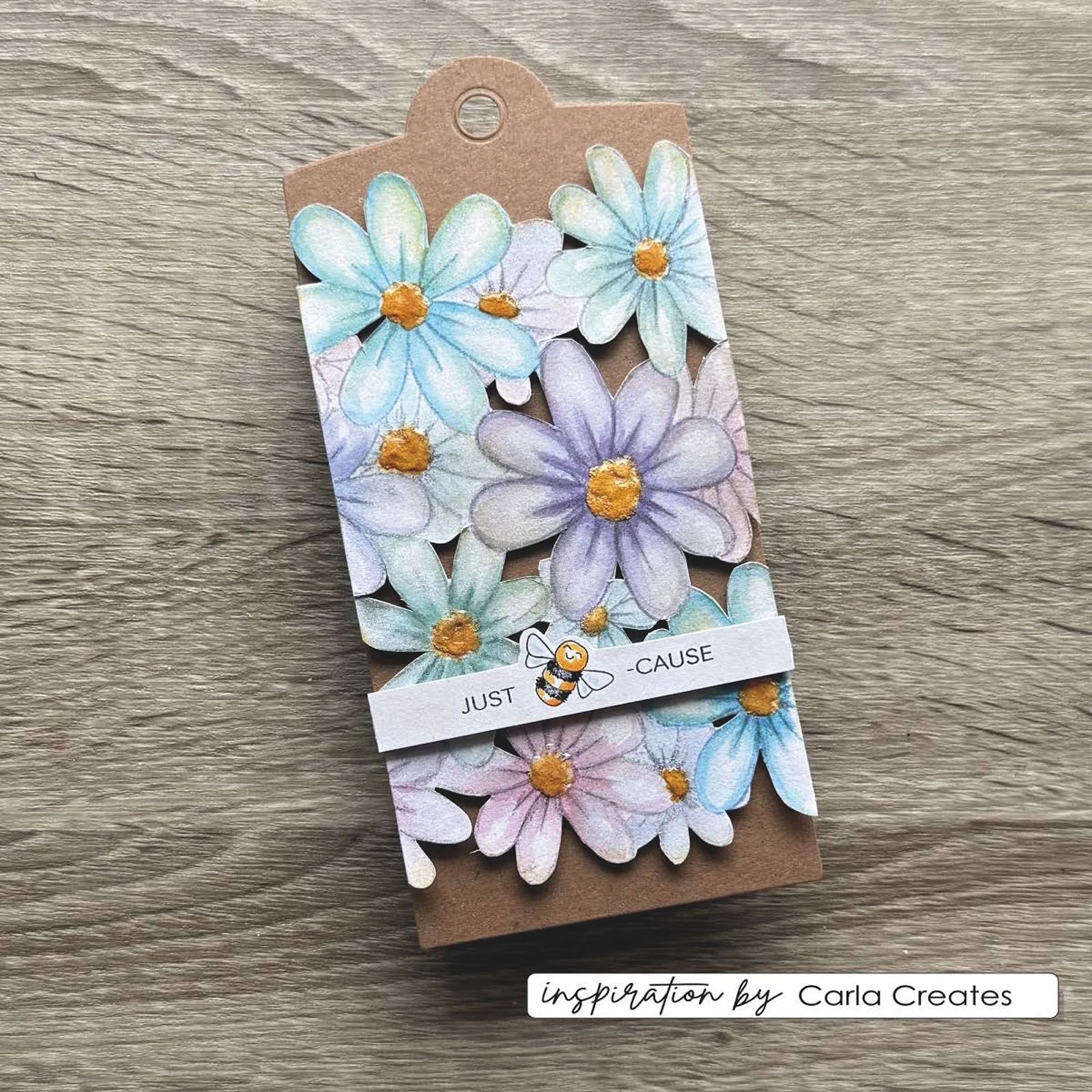 Vaessen Creative - Clear Stamp by Carla Creates Background Flowers