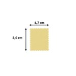 Vaessen Creative • Figuurpons Postzegel Rechthoek Medium 2x1,7cm