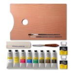 Winsor & Newton Galeria acryl – houten koffer 8 x 60ml
