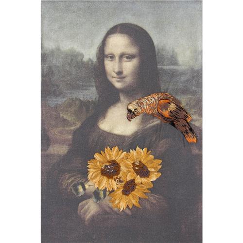 Borduurpakket Mona Lisa & Sunflowers 13,5 x 20,5cm