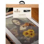 Borduurpakket Mona Lisa & Sunflowers 13,5 x 20,5cm