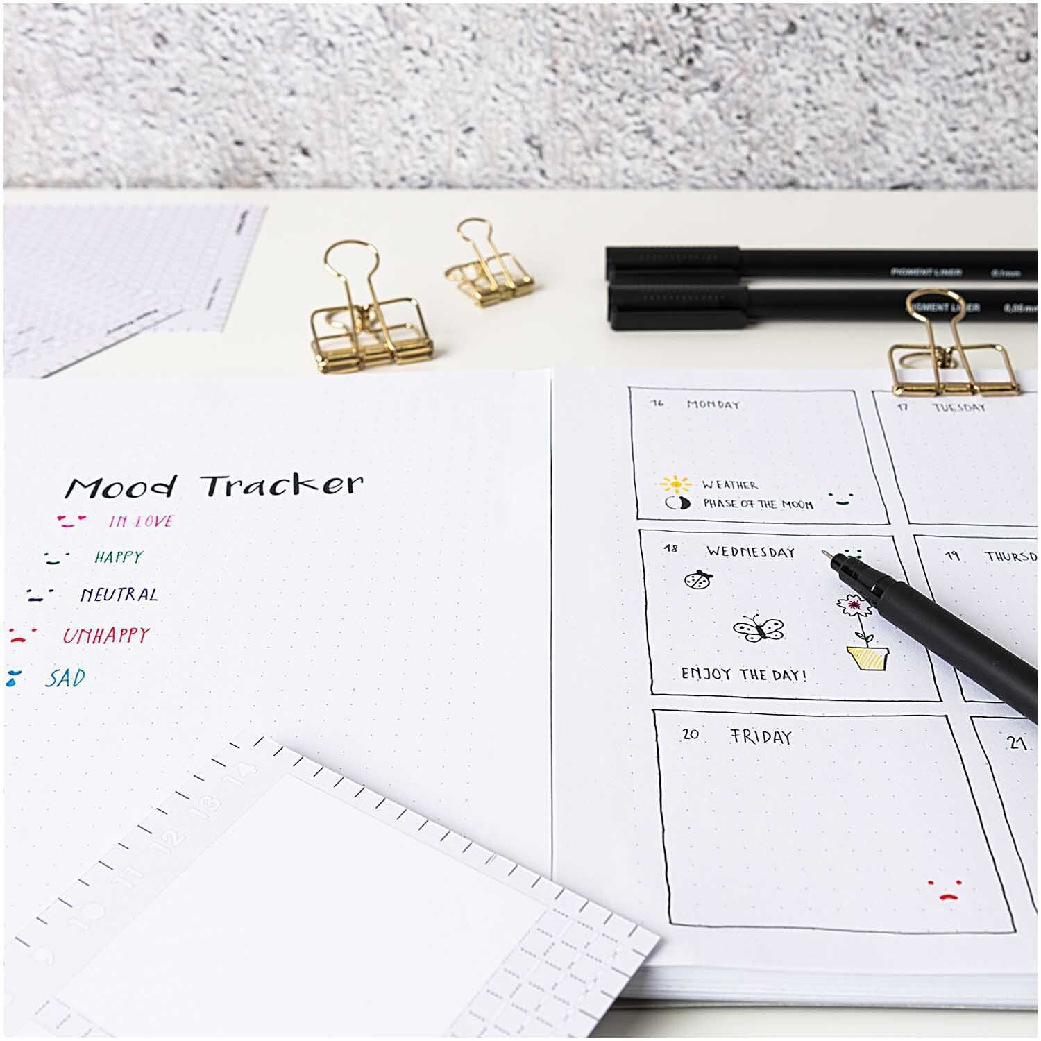 Bullet Journaling Stencils - Basic