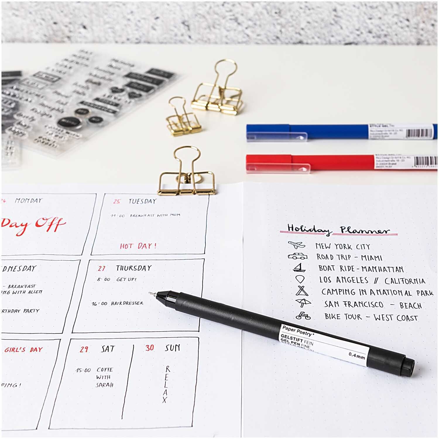 Bullet Journaling Stencils - Basic