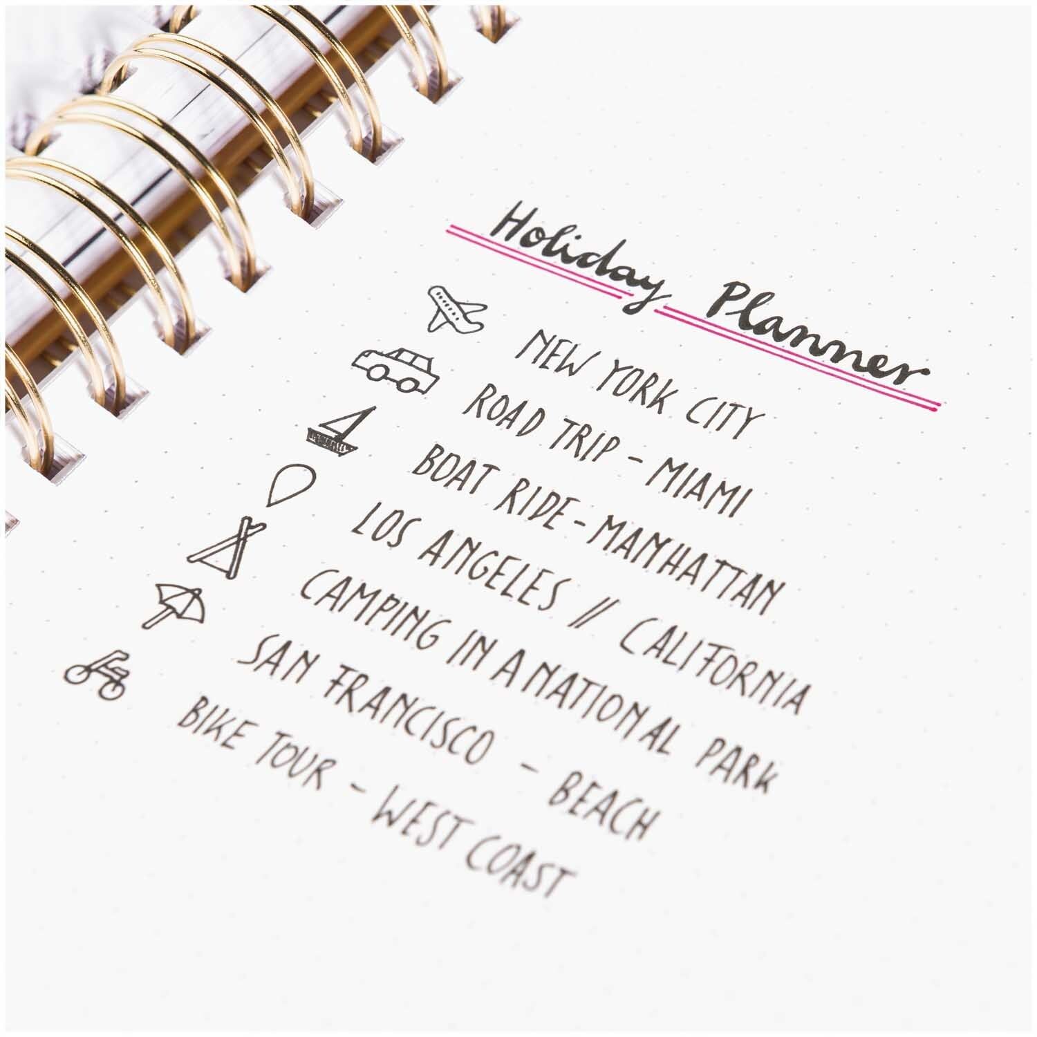 Bullet Journaling Stencils - Reizen