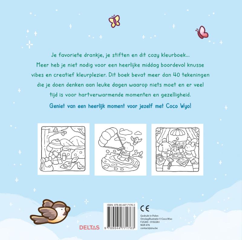 Cute & Comfy kleurboek - cozy days, Coco wyo