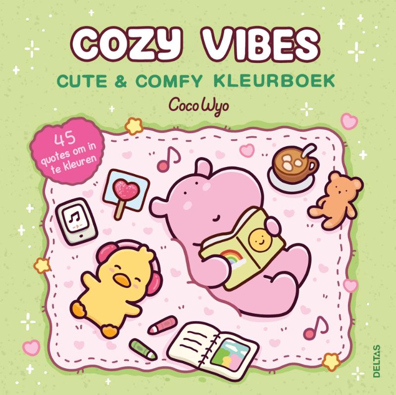 Cute & Comfy kleurboek - cozy vibes, Coco wyo