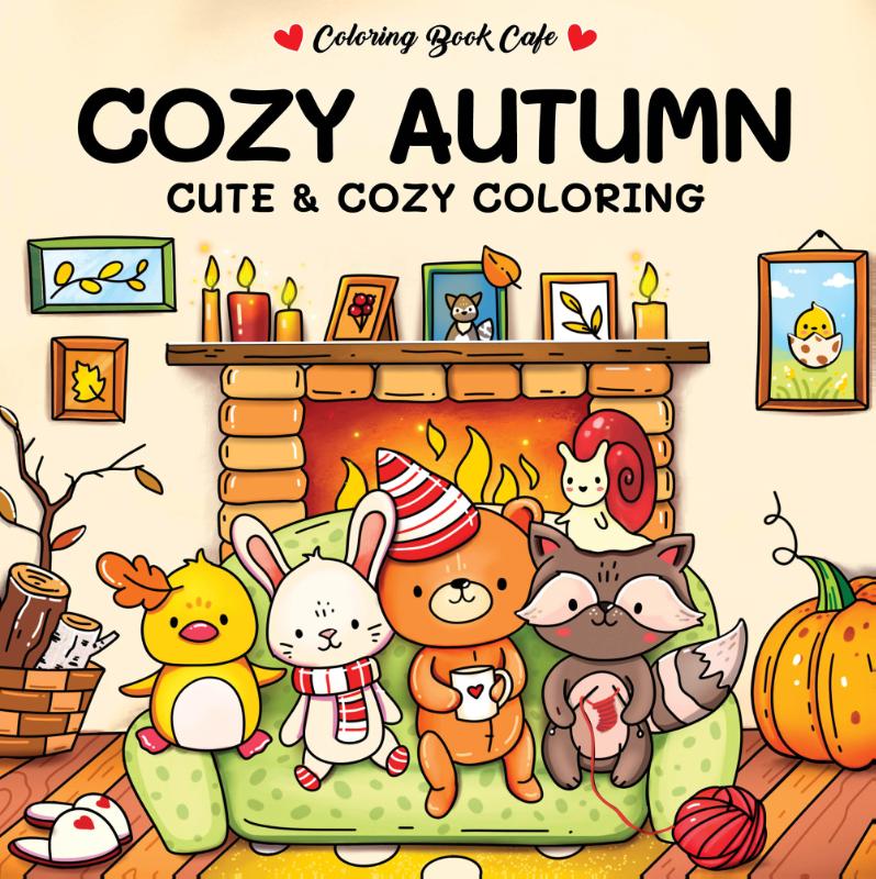 Cute & cozy coloring - autumn