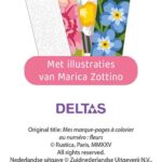 De mooiste boekenleggers om in te kleuren op nummer - bloemen