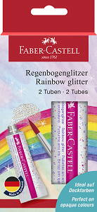 Faber-Castell rainbow glitterverf - 2x12ml