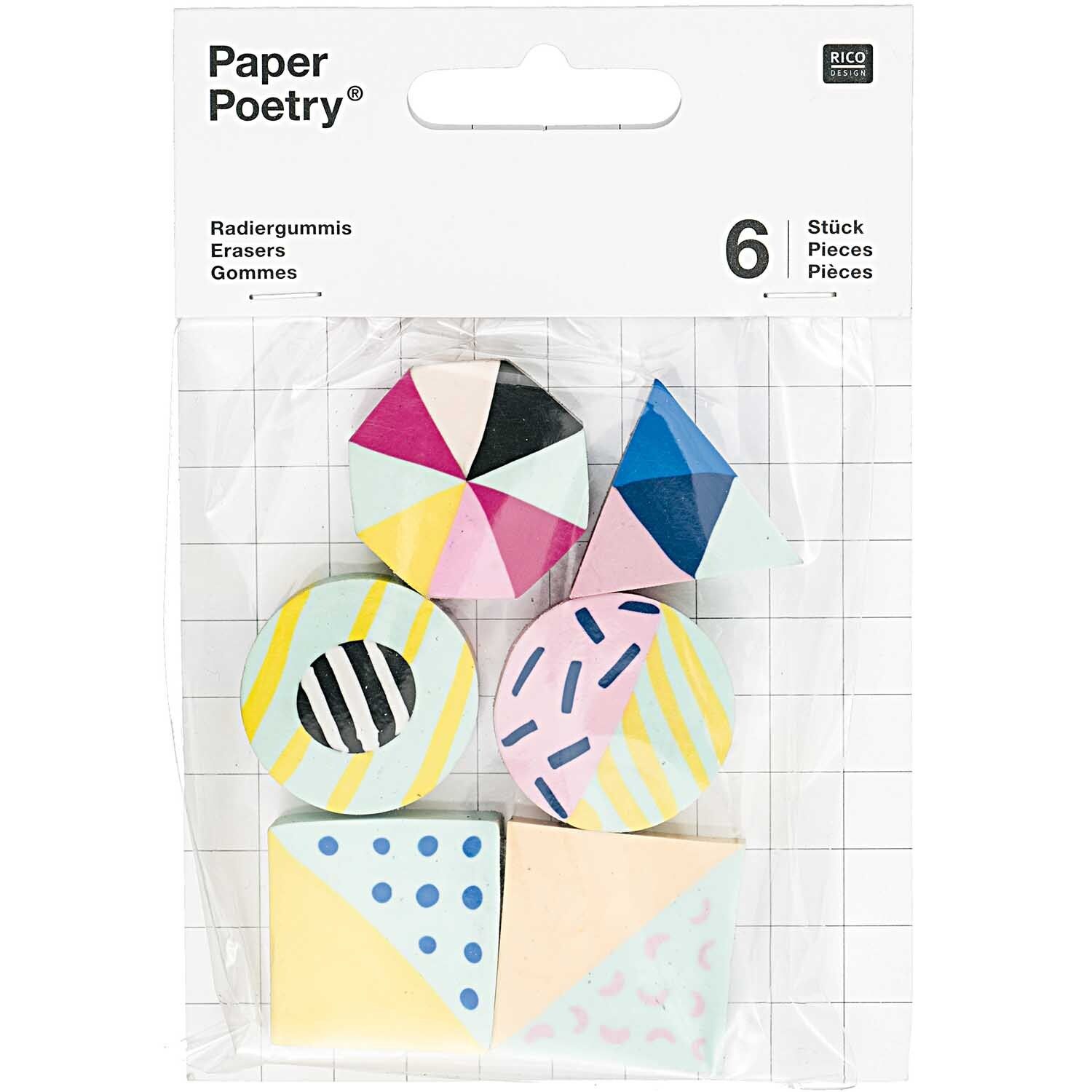 Gummen moderne mix van 6 stuks