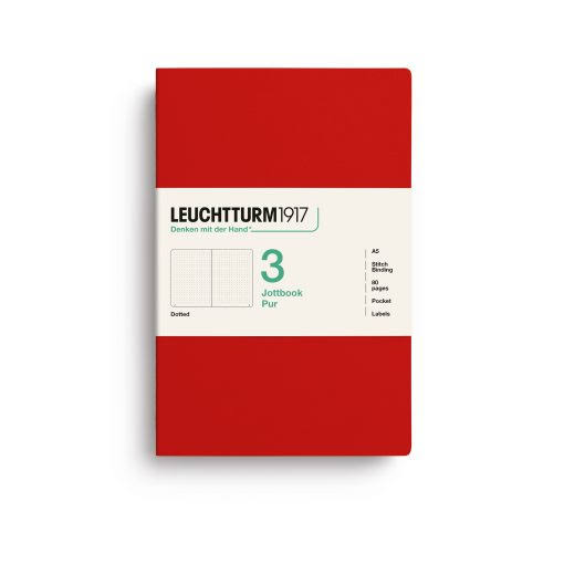 Leuchtturm1917 jottbook pur medium - dotted - cherry