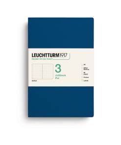 Leuchtturm1917 jottbook pur medium - dotted - indigo