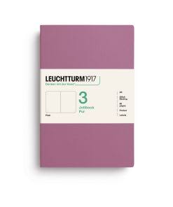 Leuchtturm1917 jottbook pur medium - plain - dusty rose
