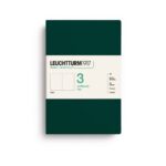 Leuchtturm1917 jottbook pur medium - plain - forest green
