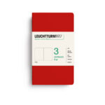 Leuchtturm1917 jottbook pur pocket - blanco - cherry