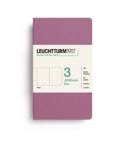 Leuchtturm1917 jottbook pur pocket - blanco- dusty rose