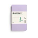 Leuchtturm1917 jottbook pur pocket - blanco - lilac