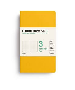 Leuchtturm1917 jottbook pur pocket - blanco - sunflower