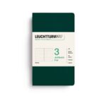 Leuchtturm1917 jottbook pur pocket - dotted - forest green