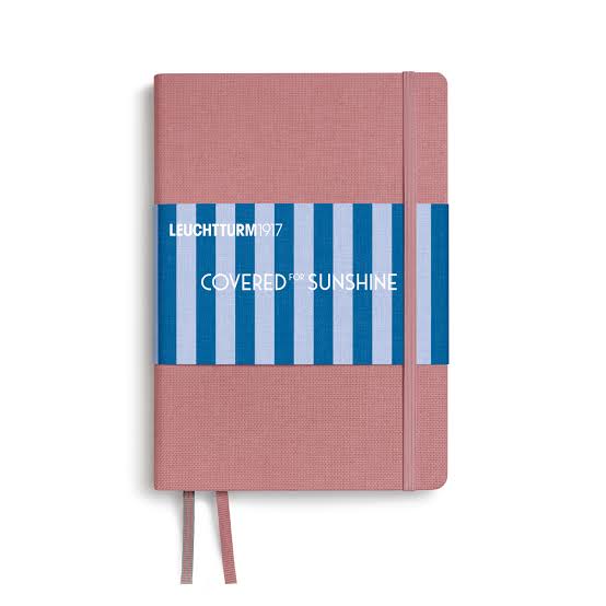 Leuchtturm1917 medium - dotted - coverd for sunshine beach rose