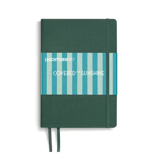 Leuchtturm1917 medium - dotted - coverd for sunshine pinetree