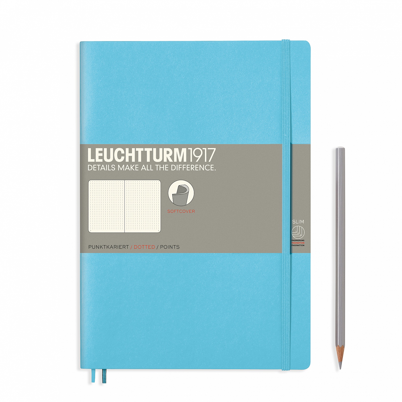 Leuchtturm1917 soft cover B6+ ice blue