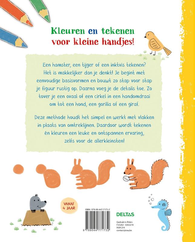 Mijn eerste tekenboek - vrolijke dieren, Nico Sternbaum