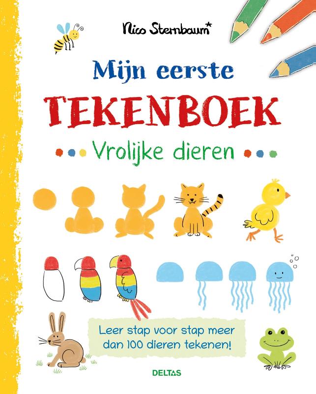 Mijn eerste tekenboek - vrolijke dieren, Nico Sternbaum