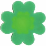 Mini gum klavertje vier - neongroen