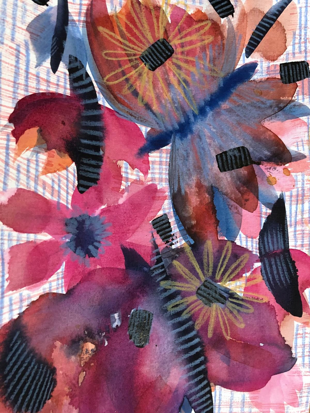 Workshop aquarel - losse aquarelbloemen