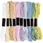Borduurgaren - 10 pastelkleuren