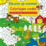 Dieren van de boerderij - kleuren op nummer