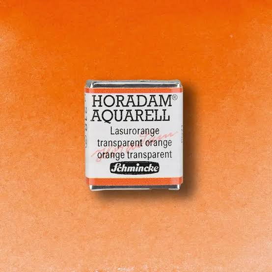 Schmincke horadam 1/2 napje - 218 transparant orange