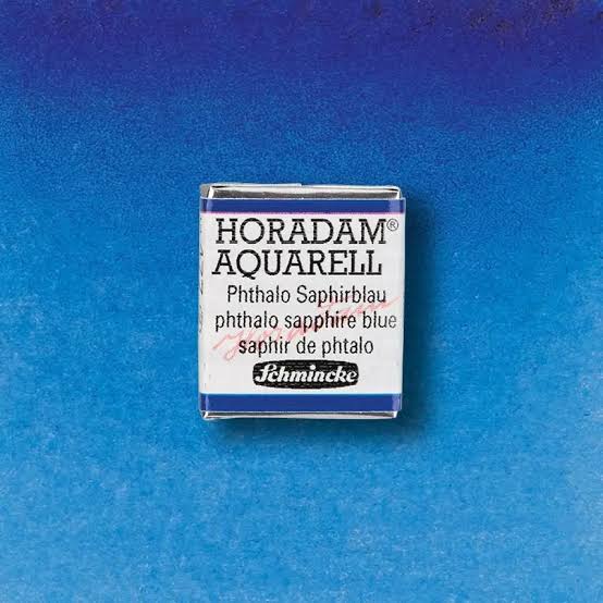 Schmincke horadam 1/2 napje - 477 phthalo sapphire blue