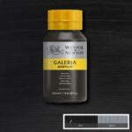 Winsor & Newton Galeria acrylverf 500ml - 337 lamp black