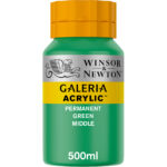 Winsor & Newton Galeria acrylverf 500ml - 484 permanent green middle