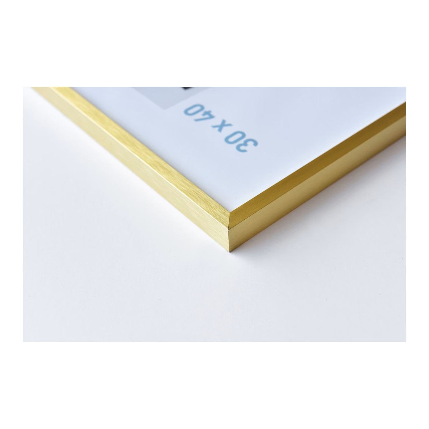 Wissellijst Nielsen C2 50x65 - soft frosted gold - alleen afhalen Veenendaal