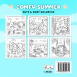 Comfy summer - coloring book cafe