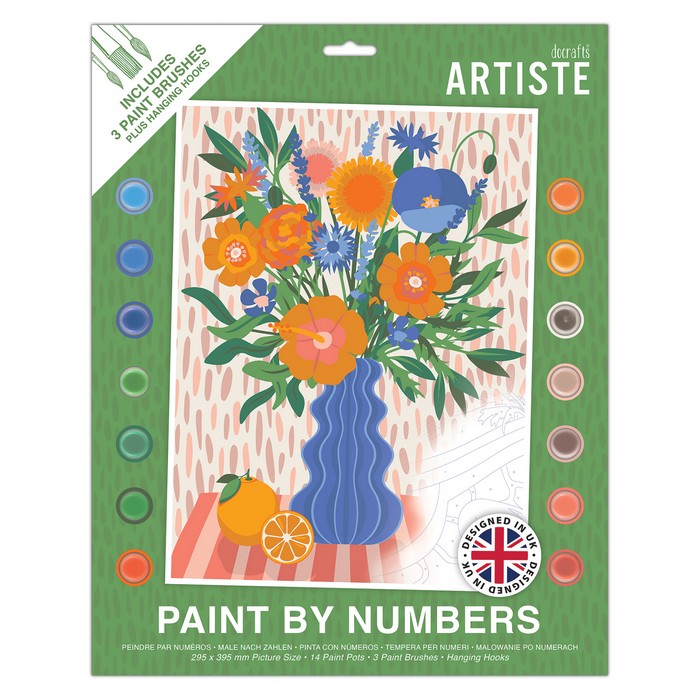 DoCraft schilderen op nummer - Floral still life