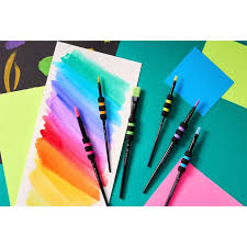 Faber-Castell Penselenset soft touch zwart - 6 stuks