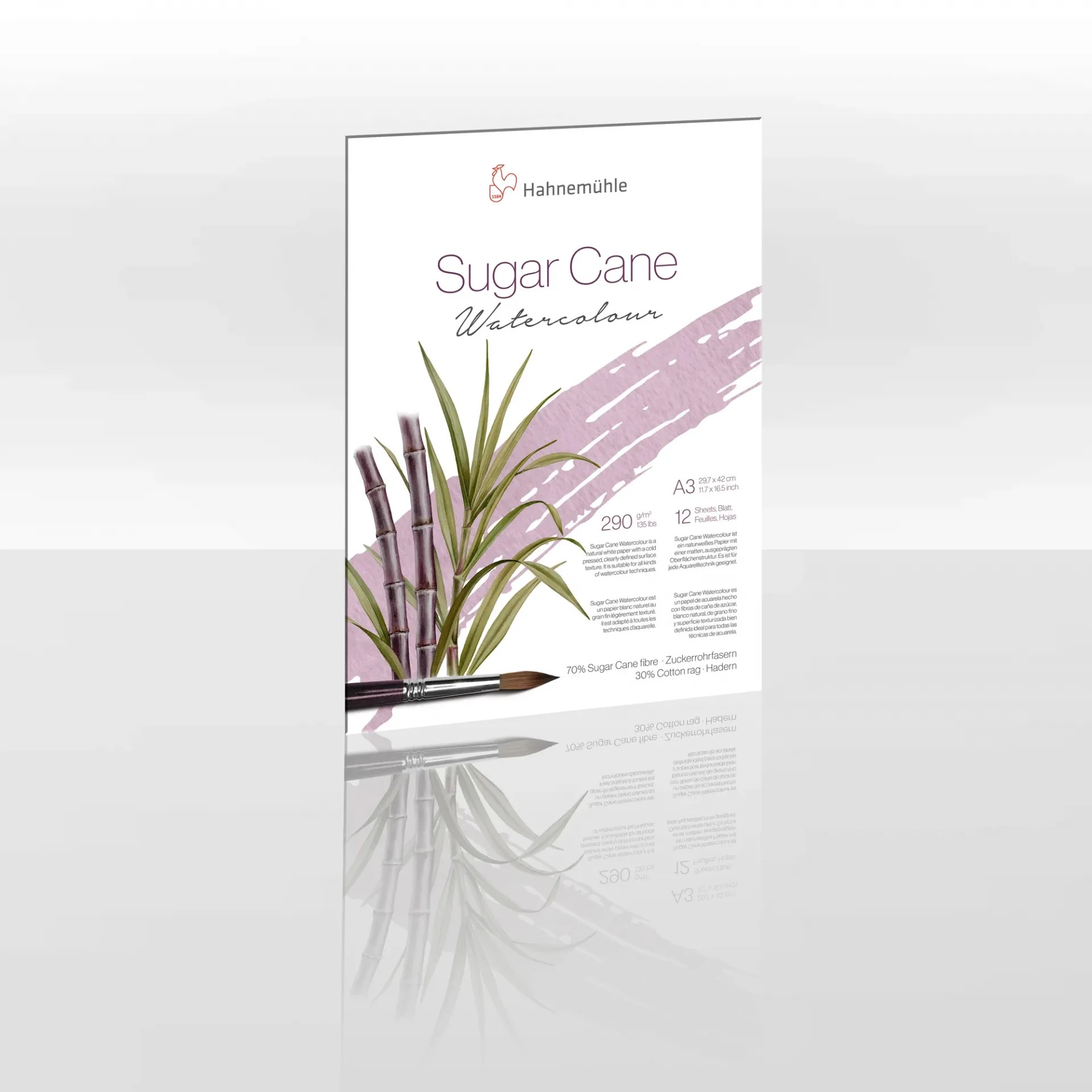 Hahnemuhle watercolour paper sugar cane - 290gr A3