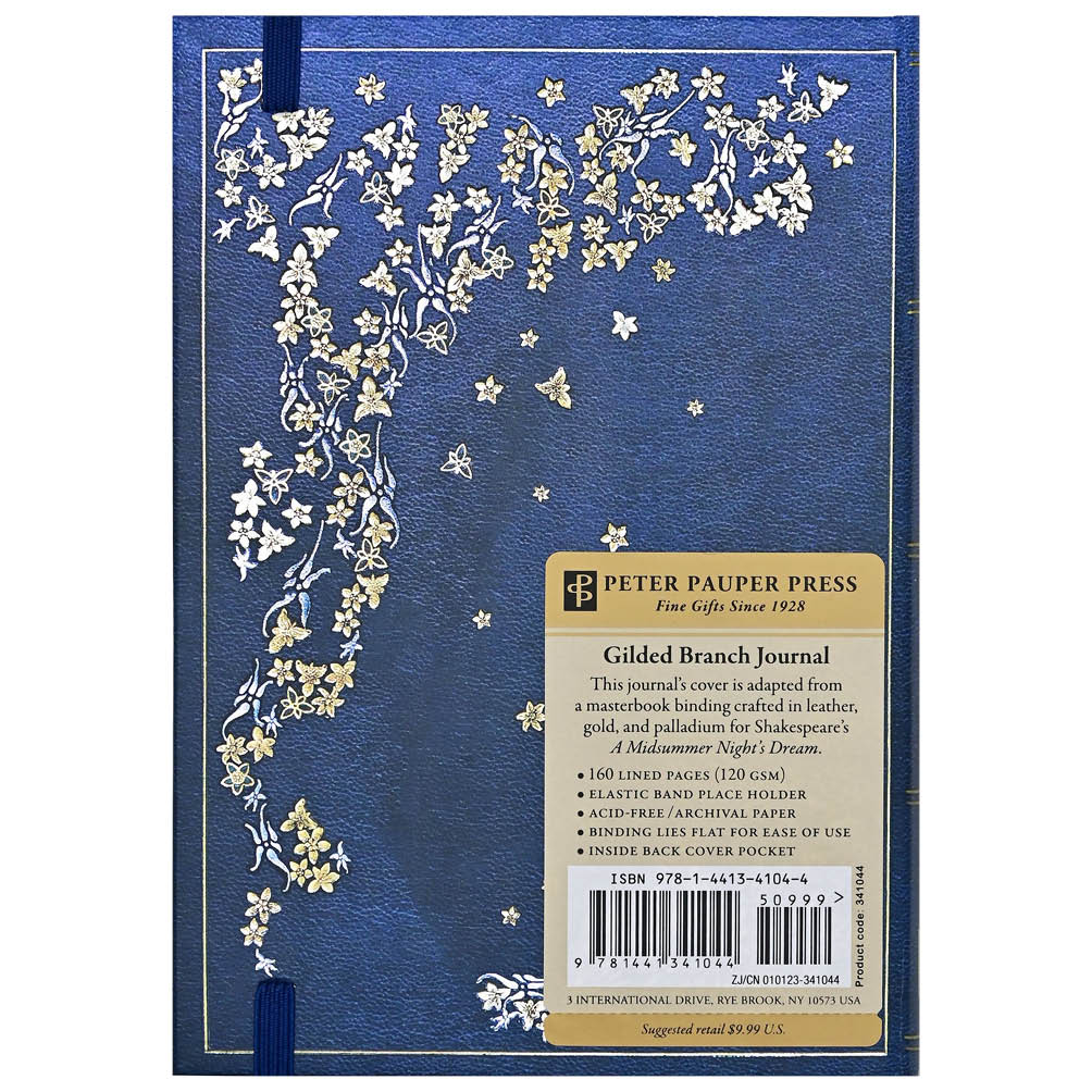 Journal gelijnd - Peter Pauper - Gilded Branch