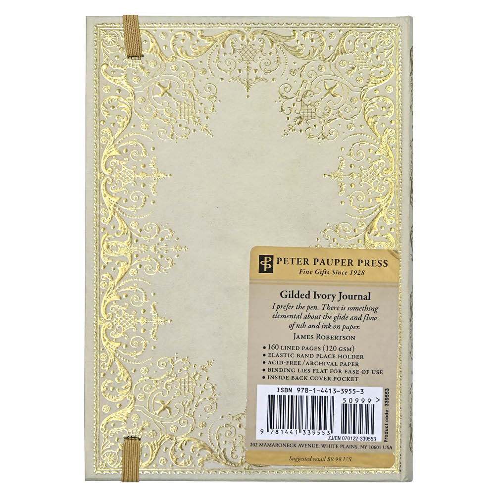 Journal gelijnd - Peter Pauper - Gilded Ivory