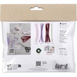 Mini Hobbyset Bloemen van Chenilledraad - lelie