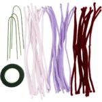 Mini Hobbyset Bloemen van Chenilledraad - lelie