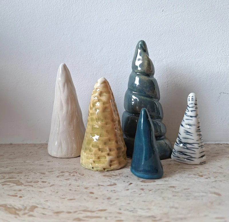 miniatuur dorp in klei