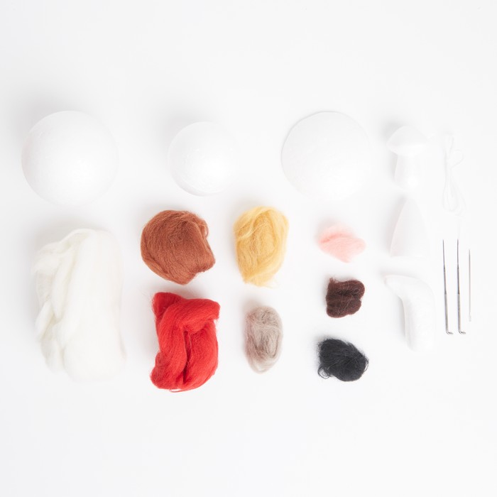 Naaldvilt kit - Paddenstoelen set