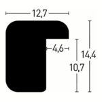 Nielsen wissellijst zoom 30 x 40 - walnoot bruin