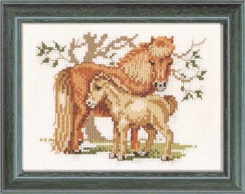 Pako borduurpakket telpatroon aïda shetland 13x17cm